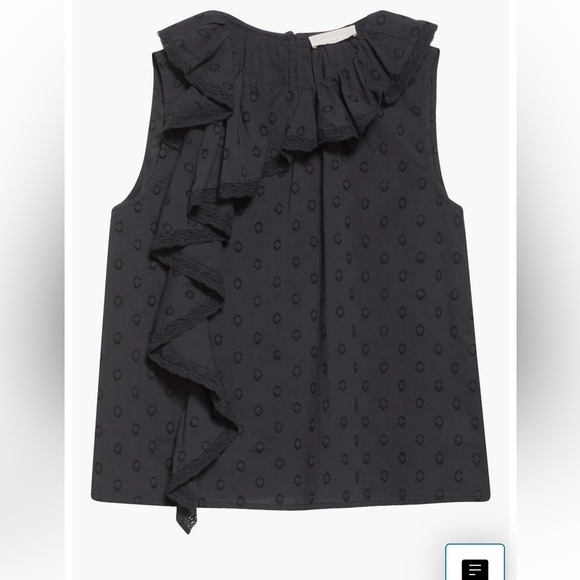 Ulla Johnson Black Ruffled Blouse - Never Worn! - Picture 5 of 8